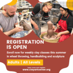 Get creative with clay this Summer at Clay Art Center!