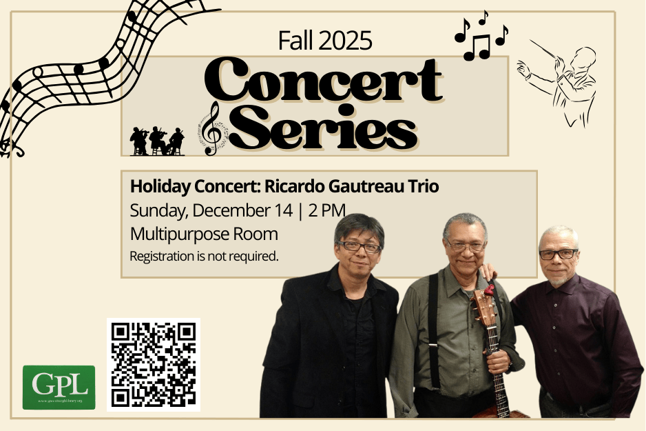 Holiday Concert: Ricardo Gautreau Trio 