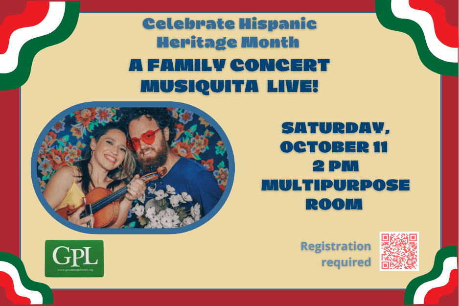 Hispanic Heritage Month Concert for Families - Musiquita Live