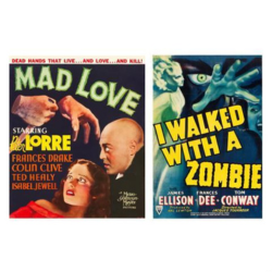 NRPL Film Series: Halloween Cult Horror Double Feature ("MAD LOVE" & "I WALKED WITH A ZOMBIE")