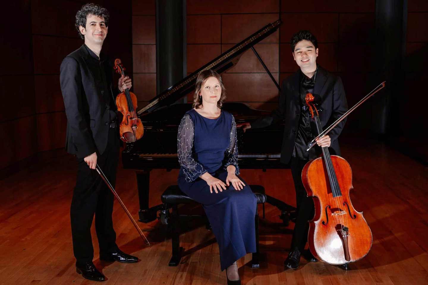 The Lysander Piano Trio performs for The Westchester Chamber Music Society
