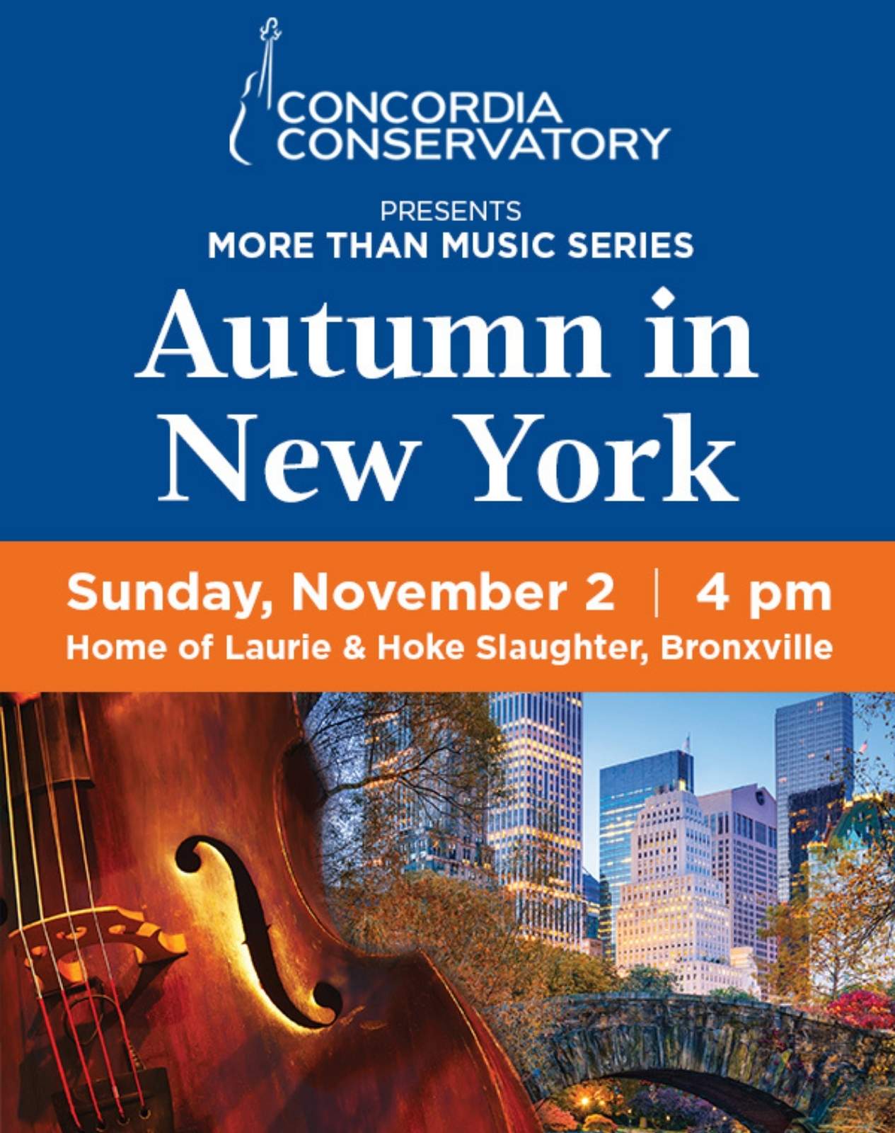 MORE THAN MUSIC Faculty Concert "Autumn in NY"
