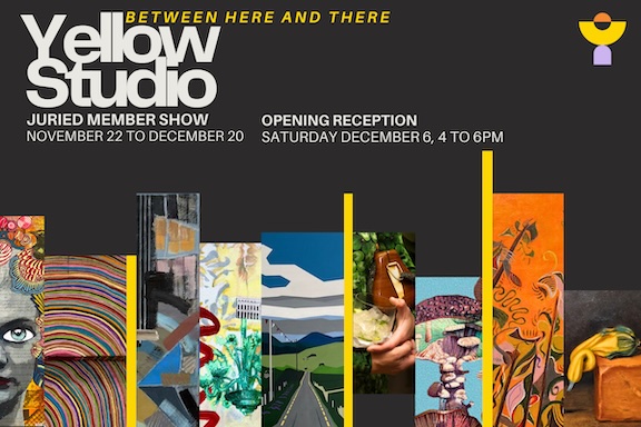 Opening Reception: Between Here and There 2025 Juried Member Show at The Gallery at Yellow Studio