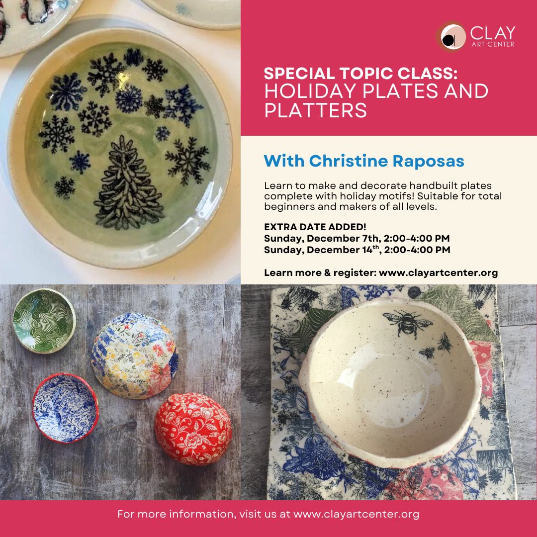 Holiday Plates & Platters Pottery Experience