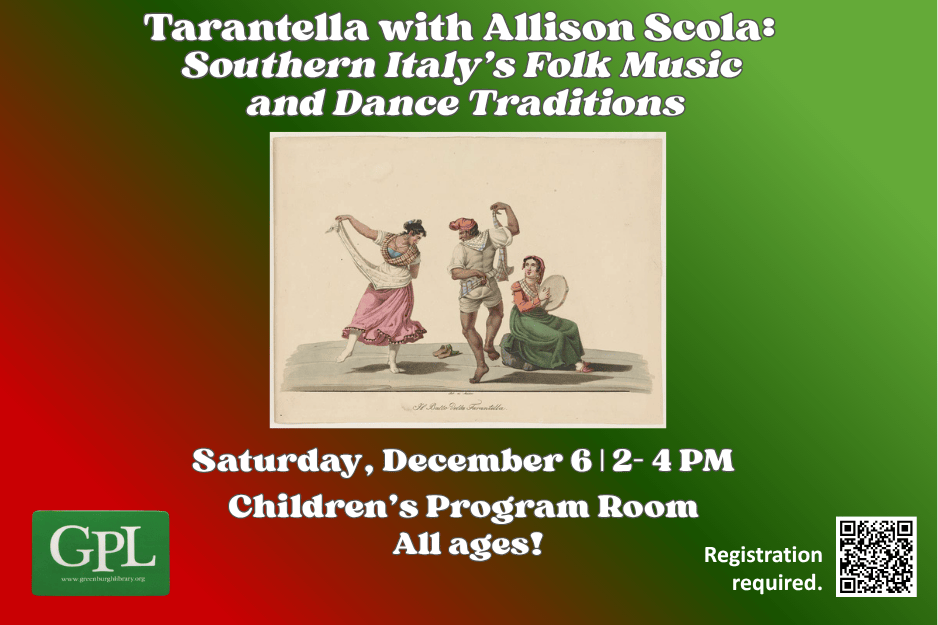 Tarantella with Allison Scola:  Southern Italy’s Folk Music  and Dance Traditions