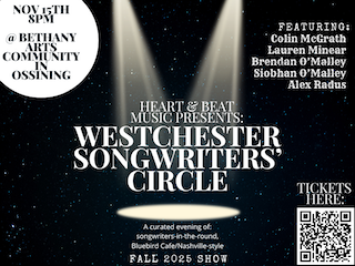 Westchester Songwriters’ Circle: Presented by Heart & Beat Music