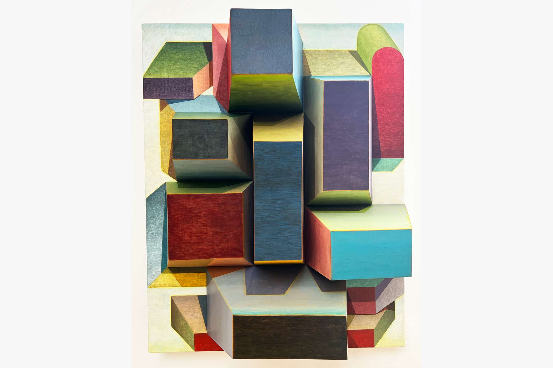 Block Painting by Meg Hitchcock