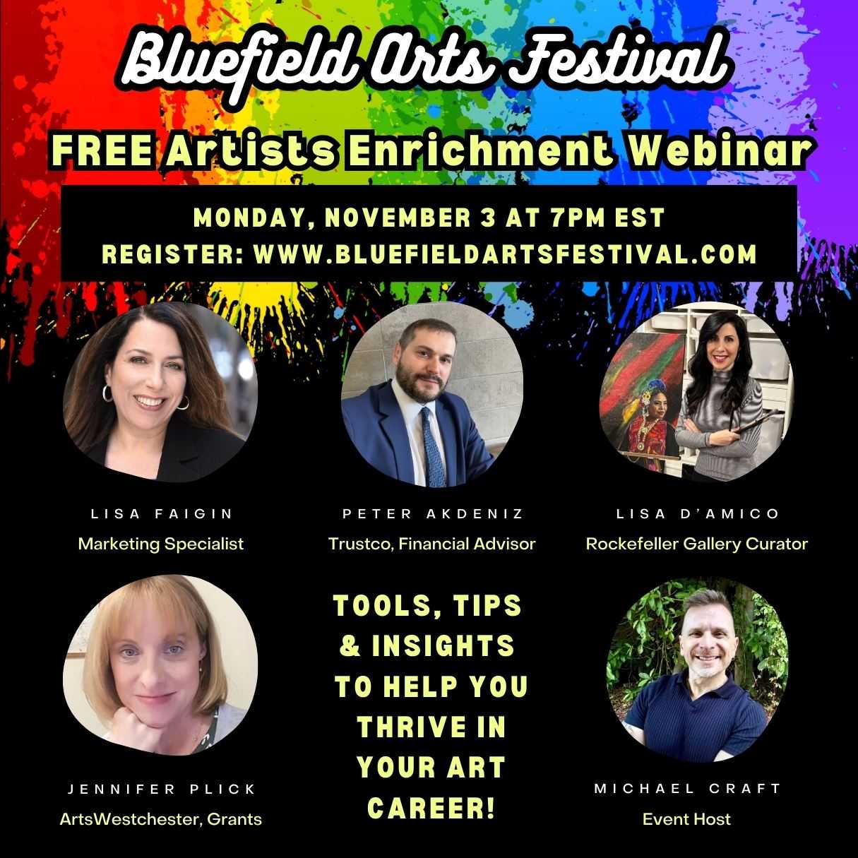FREE Artists Enrichment Webinar