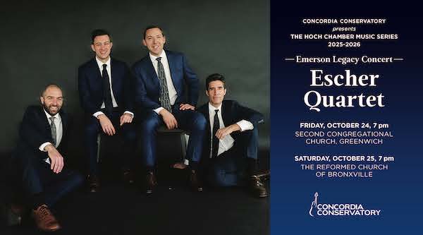 Emerson Legacy Concert with ESCHER QUARTET