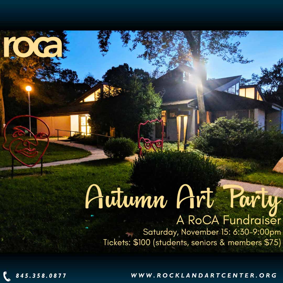 RoCA Autumn Art Party Flyer