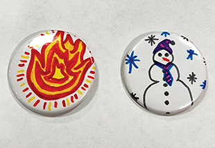 Family Art Workshop: Hot Buttons