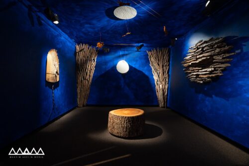 Sound Forest / Memory Cave Vault Installation by Bruce Odland & Soli Pierce