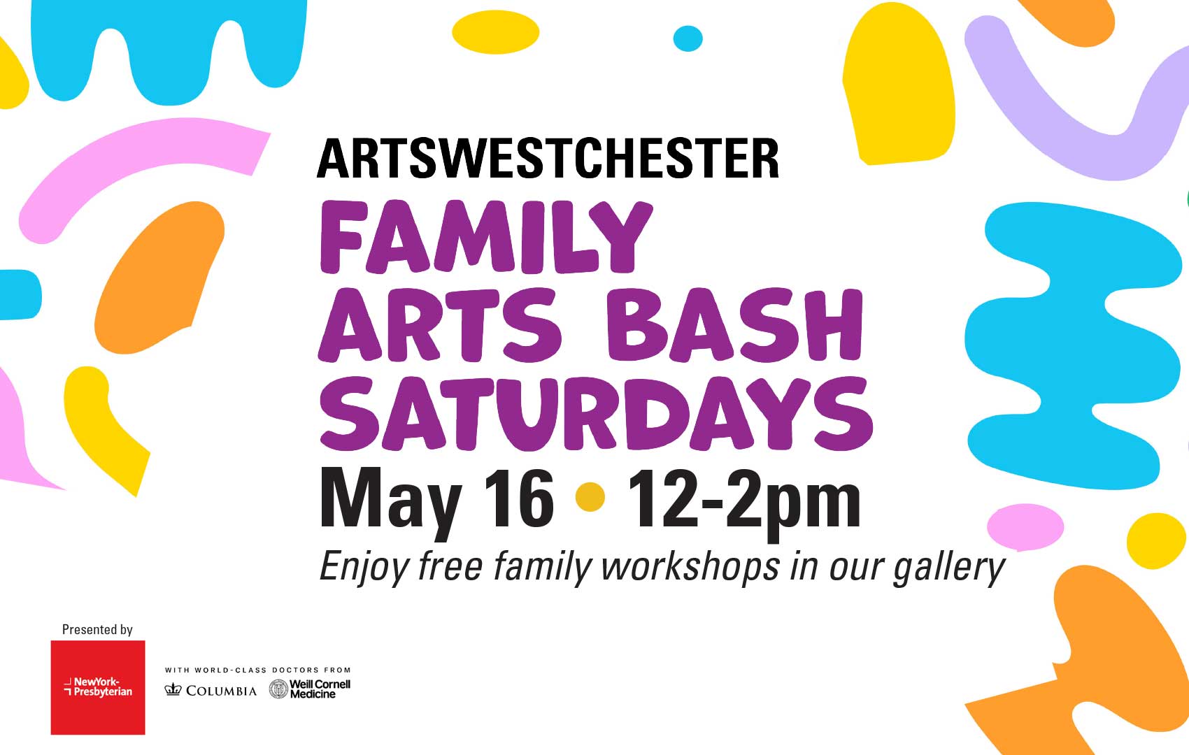 Family Arts Bash Promo graphic