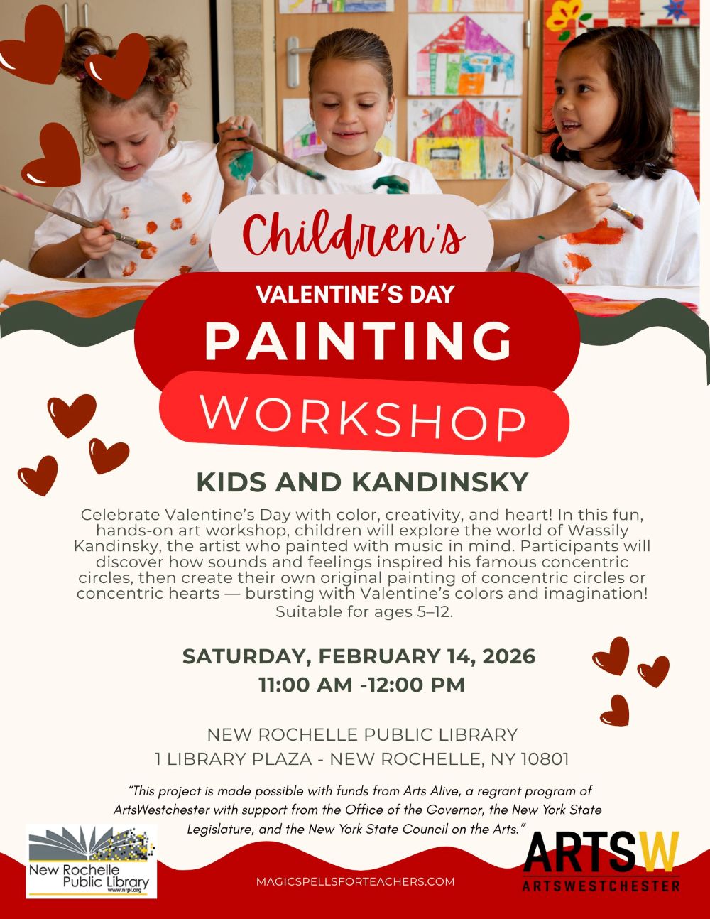 KIDS & KANDINSKY - A VALENTINE'S DAY PAINTING WORKSHOP