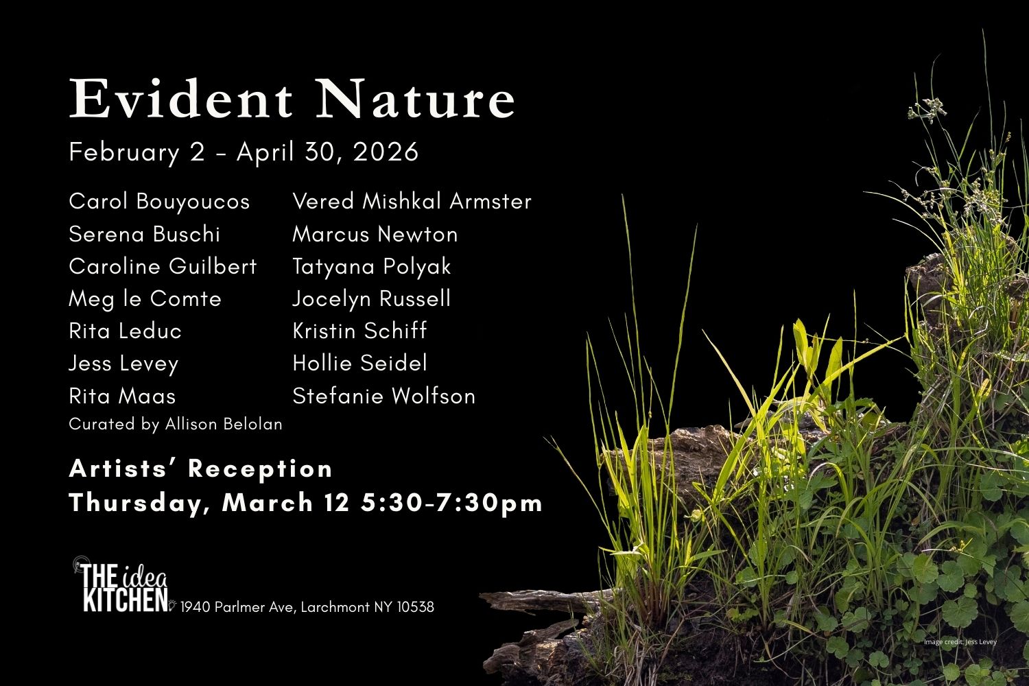 EVIDENT NATURE - ARTISTS' RECEPTION