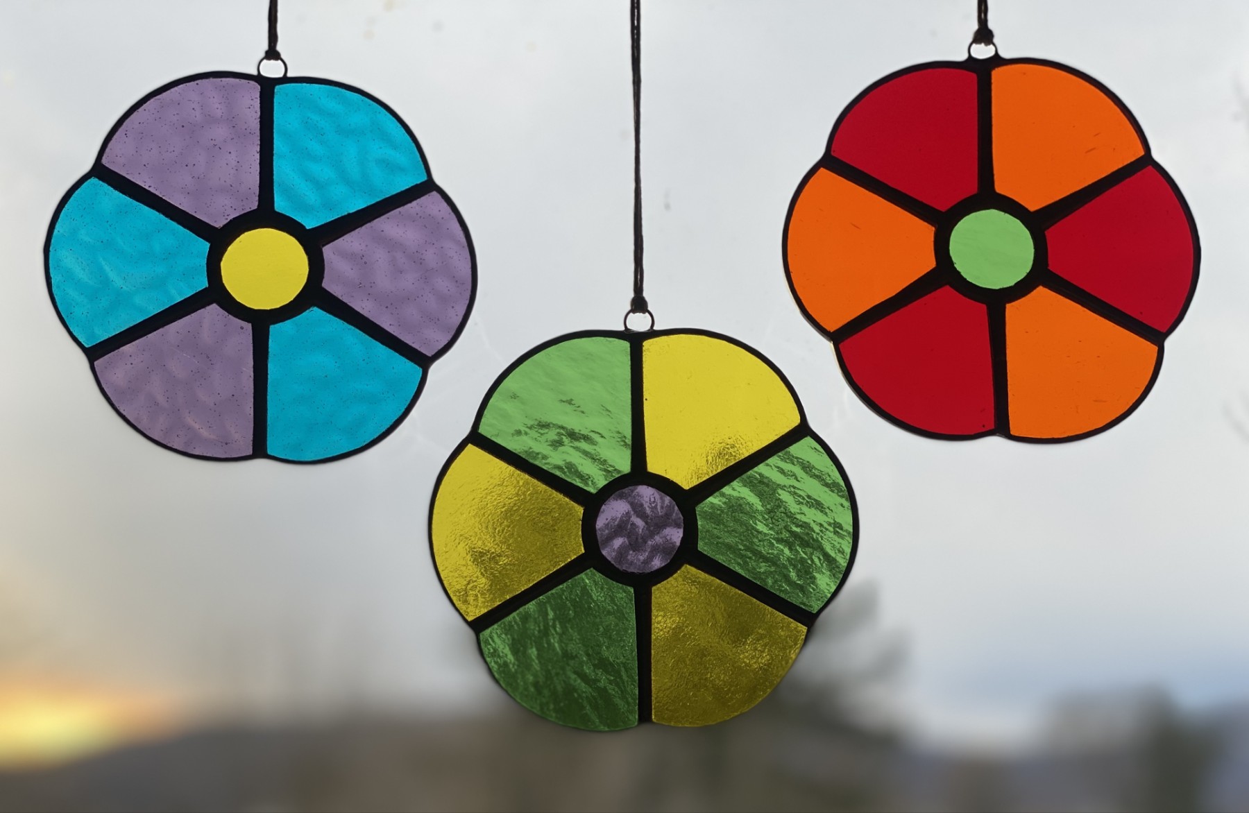 Spring Flower Stained Glass Suncatcher Workshop