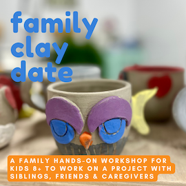 Family Clay Date at Slip Studio