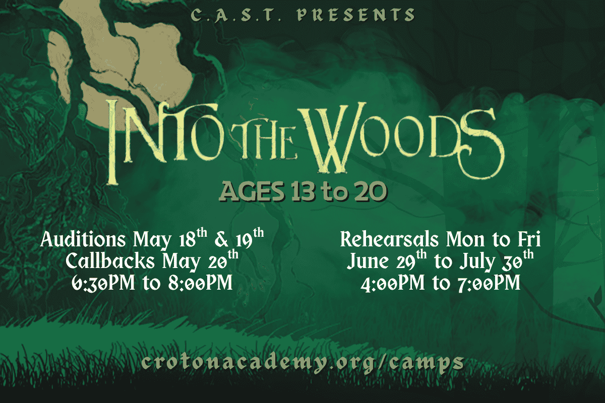 Auditions - Into the Woods, (ages 13-20)