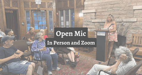 Open Mic (In person & Zoom)