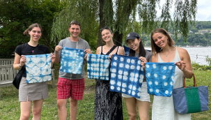 Community Indigo Dyeing & Shibori Event at Garrison Art Center for Upstate Art Weekend