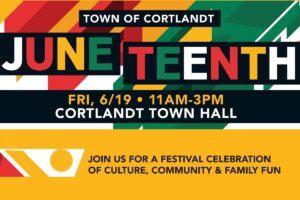 colorful juneteenth event for cortlandt town hall